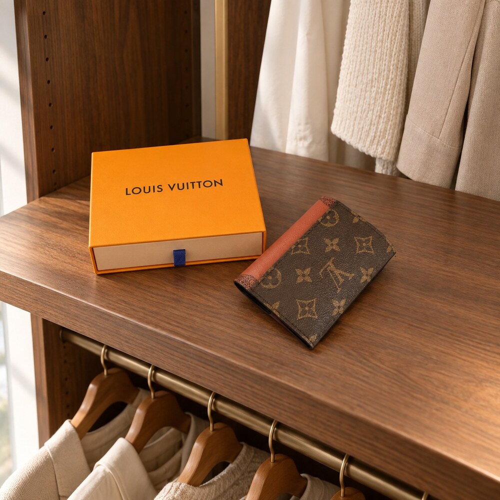 Louis Vuitton Monogram Giant Reverse Envelope Card Holder - Picture 3 of 6